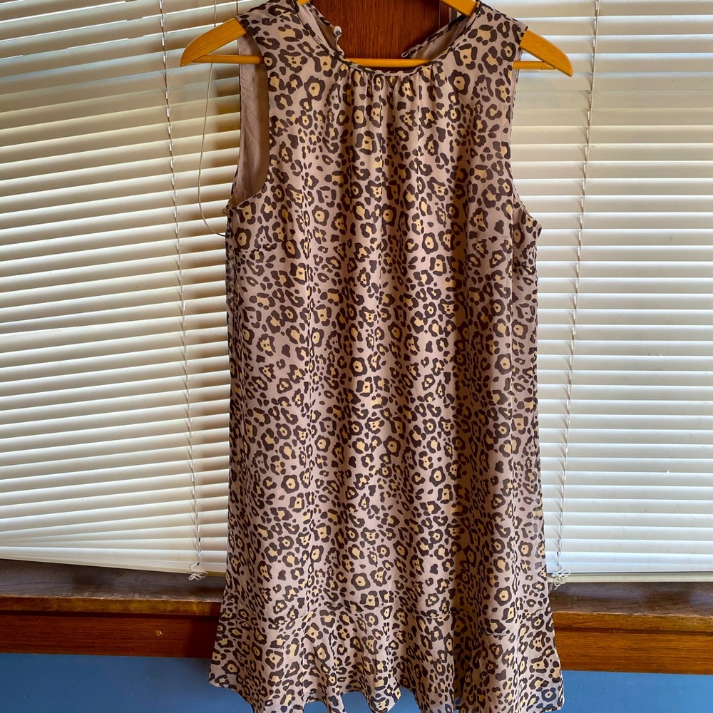 Cheetah Print Tank Dress